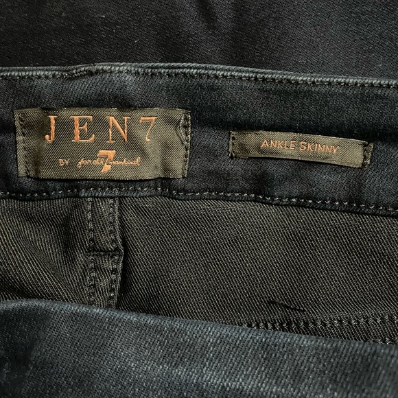NWT 7 For All Mankind Jen Ankle Skinny Dark Blue Jeans Size 6 - Picture 8 of 12